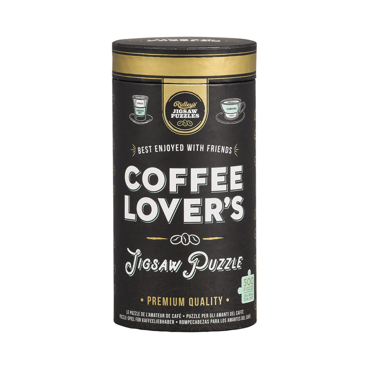 Ridley's Games Puzzles: Jigsaw Puzzle - 500 Pieces - Coffee Lover's