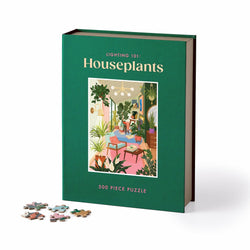 Galison Puzzles: Book Puzzle - 500 Pieces - Lighting 101 - Houseplants