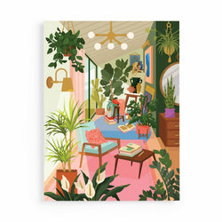 Galison Puzzles: Book Puzzle - 500 Pieces - Lighting 101 - Houseplants