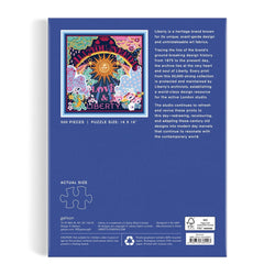 Galison Puzzles: Book Puzzle - 500 Pieces - Liberty - All You Need is Love & Liberty