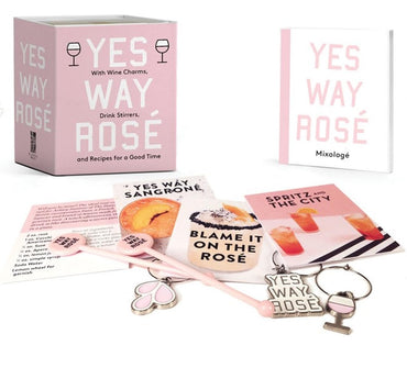RP Minis: Yes Way Rosé Mini Kit - With Wine Charms, Drink Stirrers, and Recipes for a Good Time (ONLINE ORDER ONLY)