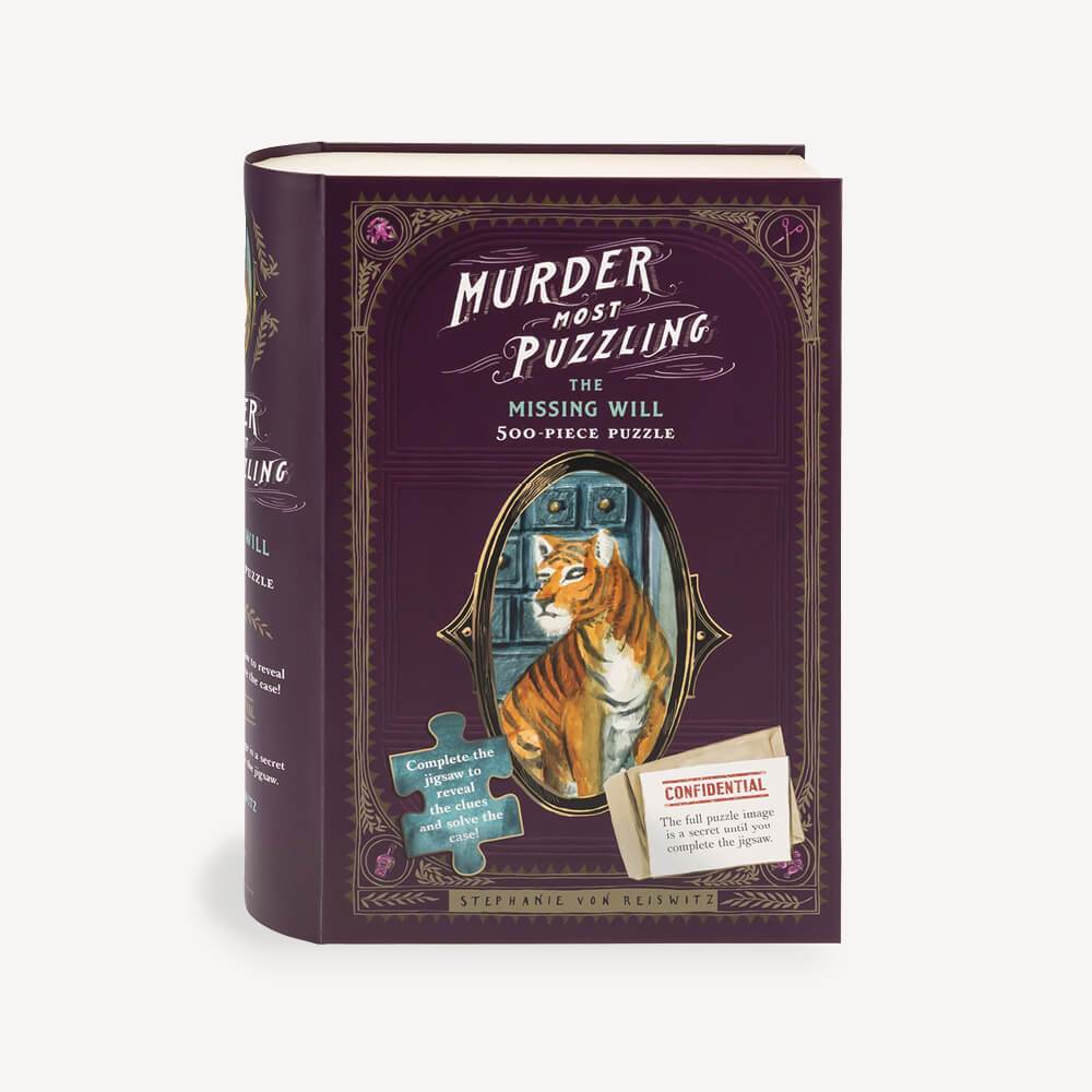 Chronicle Books Puzzles: Jigsaw Puzzle - 500 Pieces - Murder Most Puzzling - The Missing Will
