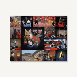 Chronicle Books Puzzles: Jigsaw Puzzle - 1000 Pieces - Star Trek - Cats
