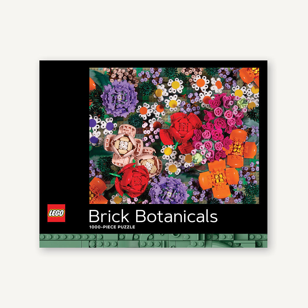 Chronicle Books Puzzles: Jigsaw Puzzle - 1000 Pieces - LEGO - Brick Botanicals