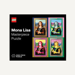Chronicle Books Puzzles: Jigsaw Puzzle - 1000 Pieces - LEGO - Masterpiece Puzzle - Mona Lisa