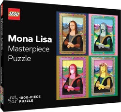 Chronicle Books Puzzles: Jigsaw Puzzle - 1000 Pieces - LEGO - Masterpiece Puzzle - Mona Lisa