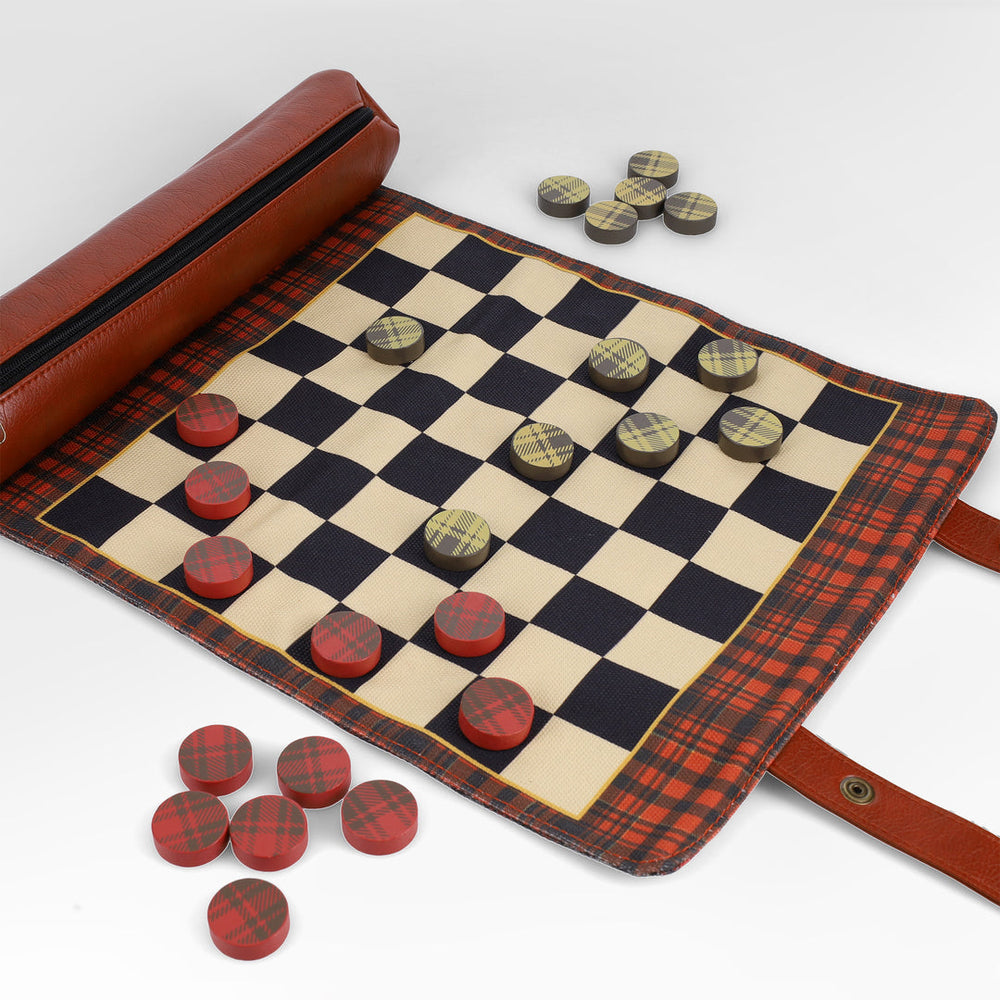 Chronicle Books: Pendleton - Chess & Checkers - Red Black Check Pattern (ONLINE ORDER ONLY)