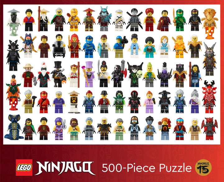 Chronicle Books Puzzles: Jigsaw Puzzle - 500 Pieces - LEGO - NINJAGO
