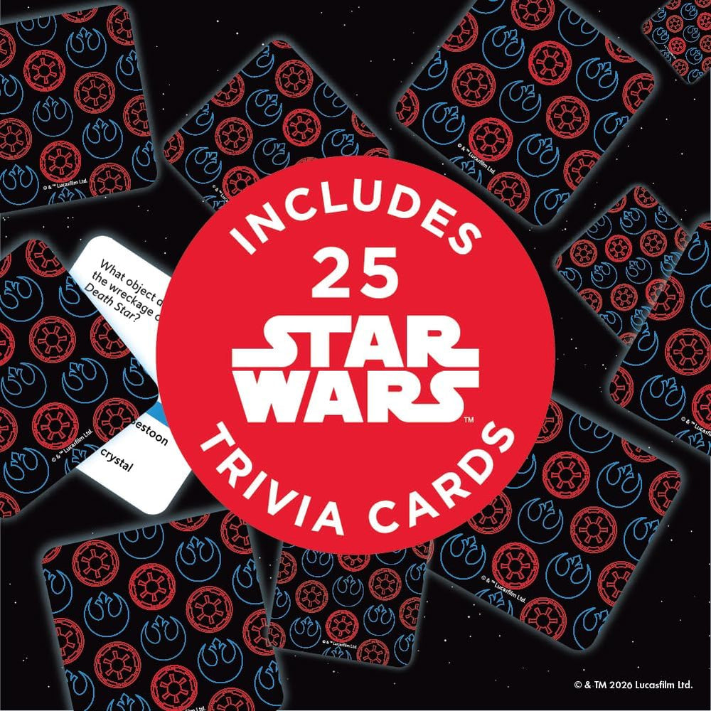 Ridley's Games Puzzles: Jigsaw Puzzle & Trivia - Double-Sided - 1000 Pieces - Star Wars - Death Star