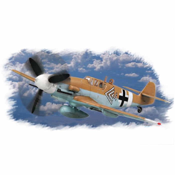 HBM80224 BF109G-2 Tropical 1/72 Scale Plastic Model Kit Hobby Boss (ONLINE ORDER ONLY)