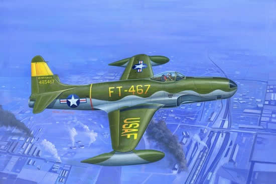 HBM81724 RF-80A Shooting Star 1/48 Scale Plastic Model Airplane Kit Hobby Boss (ONLINE ORDER ONLY)