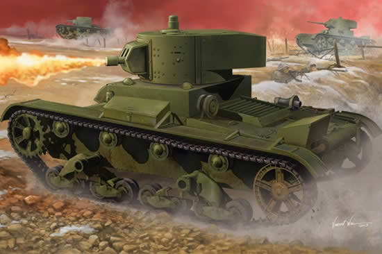 HBM82498 Soviet OT-130 Flame Thrower Tank 1/35 Scale Plastic Tank Kit (ONLINE ORDER ONLY)