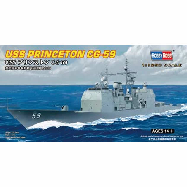 HBM82503 USS Princeton CG-59 Naval Destroyer 1/1250 Scale Plastic Model (ONLINE ORDER ONLY)
