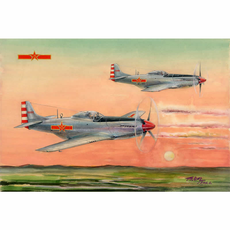 HBM85807 PLAAF P-51D/K Mustang 1/48 Scale Plastic Model Kit Hobby Boss (ONLINE ORDER ONLY)
