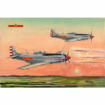 HBM85807 PLAAF P-51D/K Mustang 1/48 Scale Plastic Model Kit Hobby Boss (ONLINE ORDER ONLY)