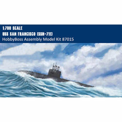 HBM87015 USS San Francisco SSN711 1/700 Scale Plastic Model Kit Hobby Boss (ONLINE ORDER ONLY)