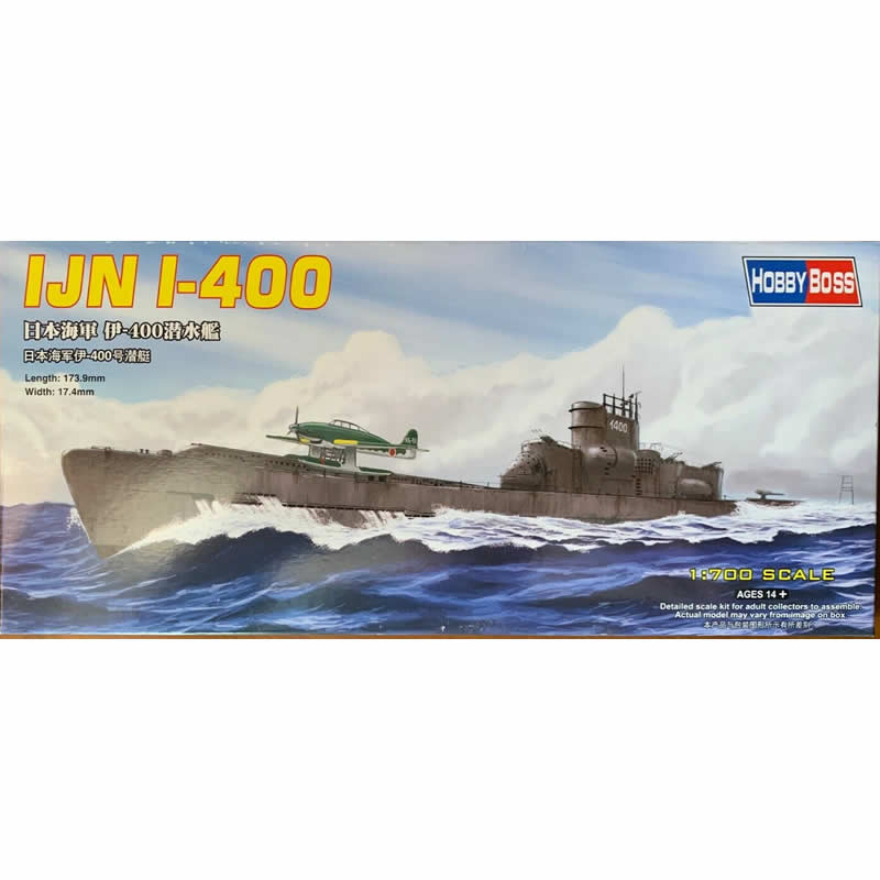 HBM87017 Imperial Japanese Navy I-400 Submarine 1/700 Scale Plastic Model Kit (ONLINE ORDER ONLY)