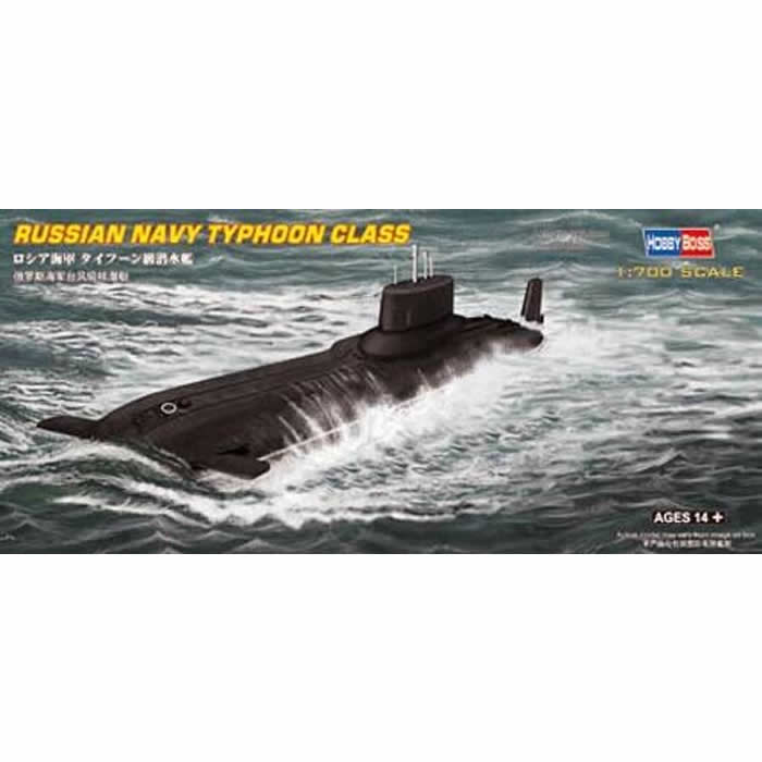 HBM87019 Russian Navy Typhoon Class 1/700 Scale Plastic Model Kit (ONLINE ORDER ONLY)