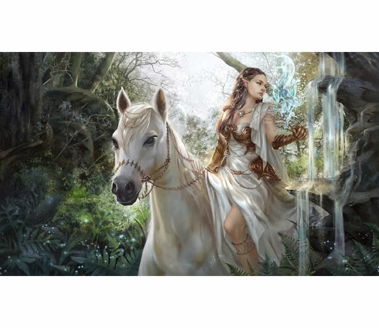 HCDTM14 Counsel Of The Fae Tablemat 6ft HCD Supplies (ONLINE ORDER ONLY)