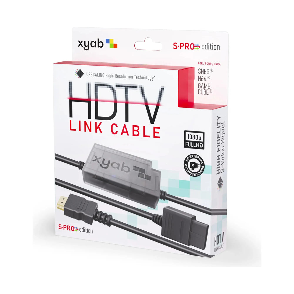 S-PRO HD Link Cable For Nintendo SNES® / N64® / GameCube® (Online Order Only)