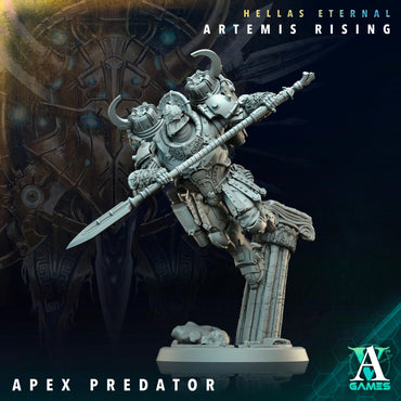 3D Printed Archvillain Games Apex Predator Artemis Predators Hellas Eternal Artemis Rising 28 32mm D&D (Online Only)
