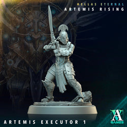 3D Printed Archvillain Games The First Vestal Artemis Hunters Executors Hellas Eternal Artemis Rising 28 32mm D&D (Online Only)
