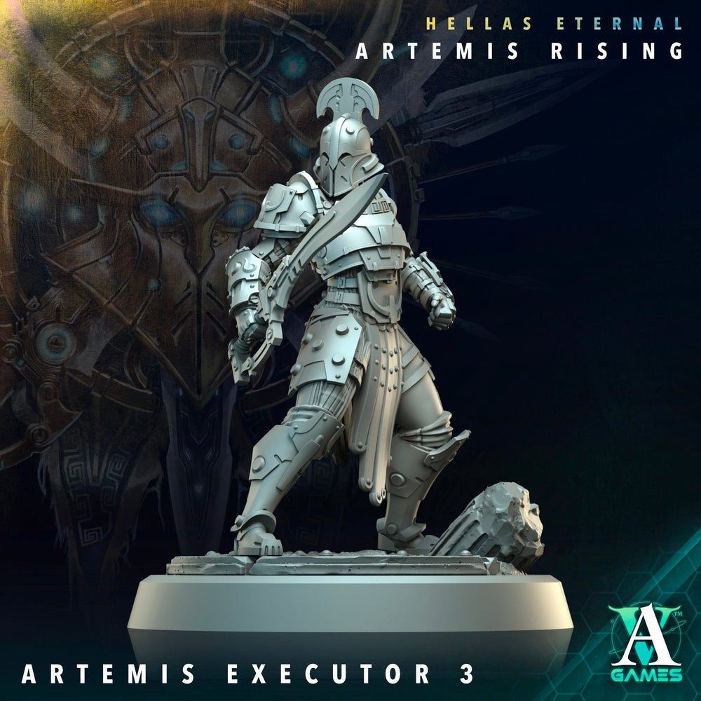 3D Printed Archvillain Games The First Vestal Artemis Hunters Executors Hellas Eternal Artemis Rising 28 32mm D&D (Online Only)