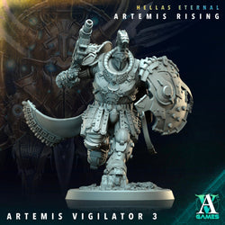3D Printed Archvillain Games Apex Vigilator Artemis Vigilators Hellas Eternal Artemis Rising 28 32mm D&D (Online Only)