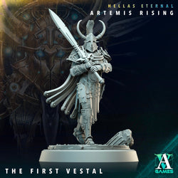 3D Printed Archvillain Games The First Vestal Artemis Hunters Executors Hellas Eternal Artemis Rising 28 32mm D&D (Online Only)