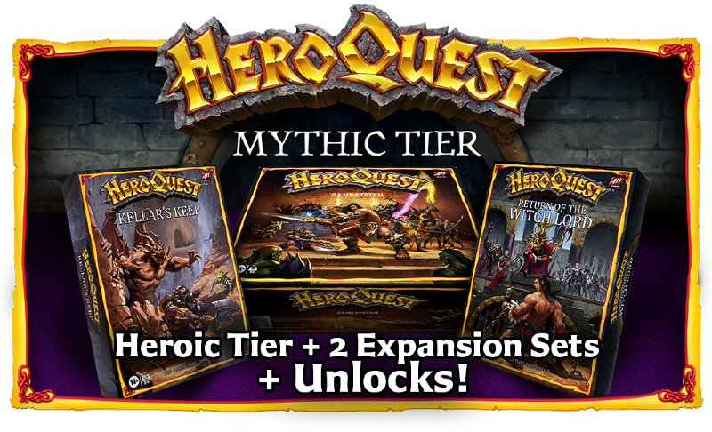 HeroQuest - Mythic Tier (ONLINE ORDER ONLY)