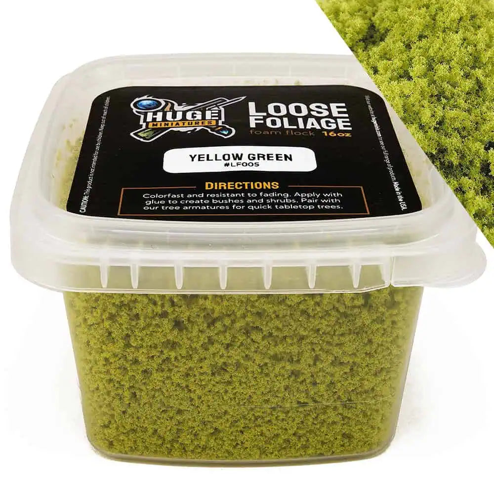 Huge Miniatures: Foam Flock - Yellow Green