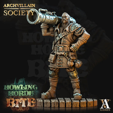 3D Printed Archvillain Games Archvillain Society Vol. V - Bayard Ironblast 28mm 32mm D&D (Online Only)