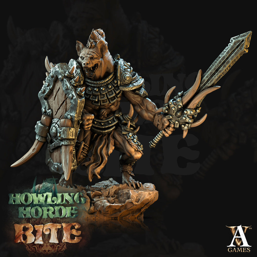 3D Printed Archvillain Games Howling Horde - Gnoll Scouts 28mm 32mm D&D (Online Only)