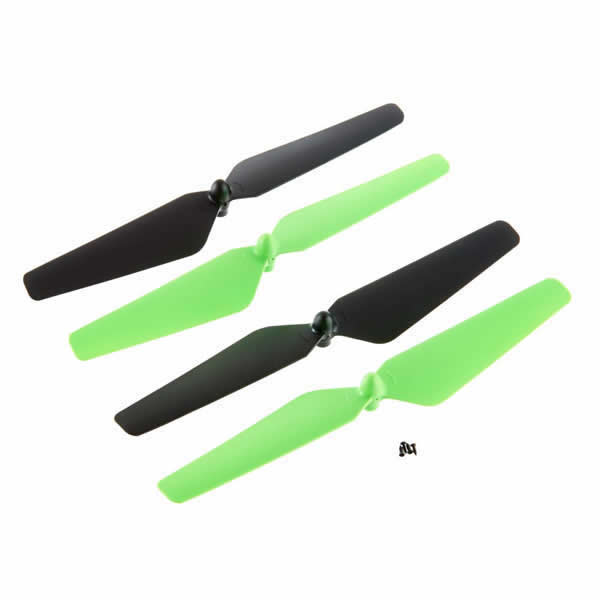HOBDIDE1110 Prop Set Black and Green Kodo Quadcopter (4) Dromida (ONLINE ORDER ONLY)