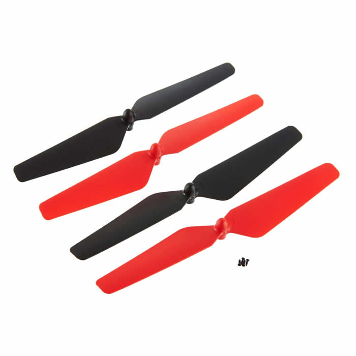 HOBDIDE1111 Dromida Propellers Red Set For Ominus Quadcopter Hobbico (ONLINE ORDER ONLY)