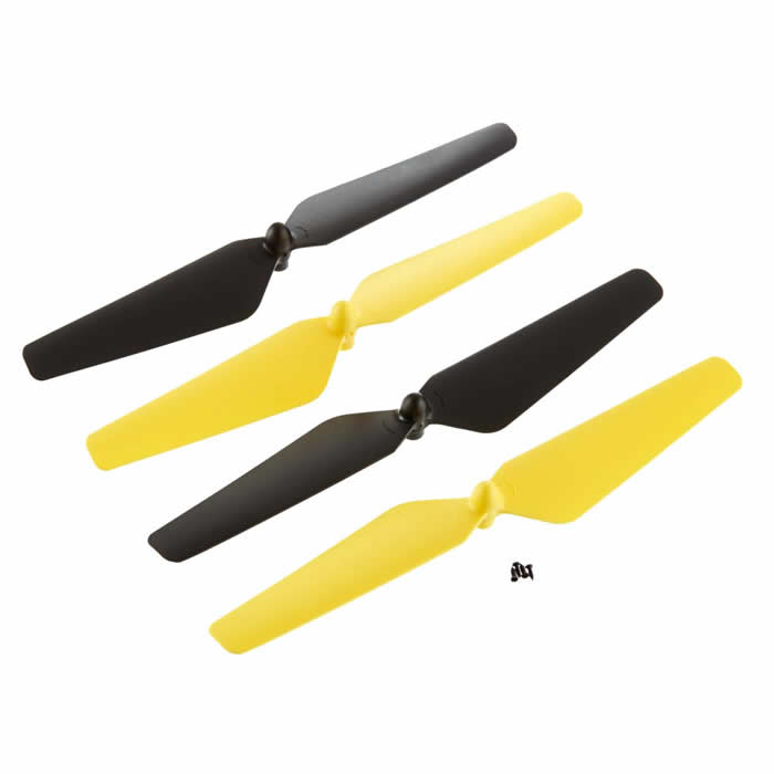 HOBDIDE1113 Dromida Propellers Yellow Set For Ominus Quadcopter Hobbico (ONLINE ORDER ONLY)