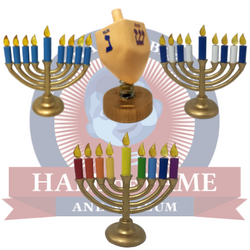 Hanukkah Menorah and Dreidel Bobbles (ONLINE ORDER ONLY)