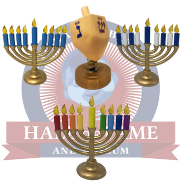 Hanukkah Menorah and Dreidel Bobbles (ONLINE ORDER ONLY)
