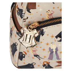 Loungefly Harry Potter Hogwarts All-Over Print Mini Backpack (Online Order Only)