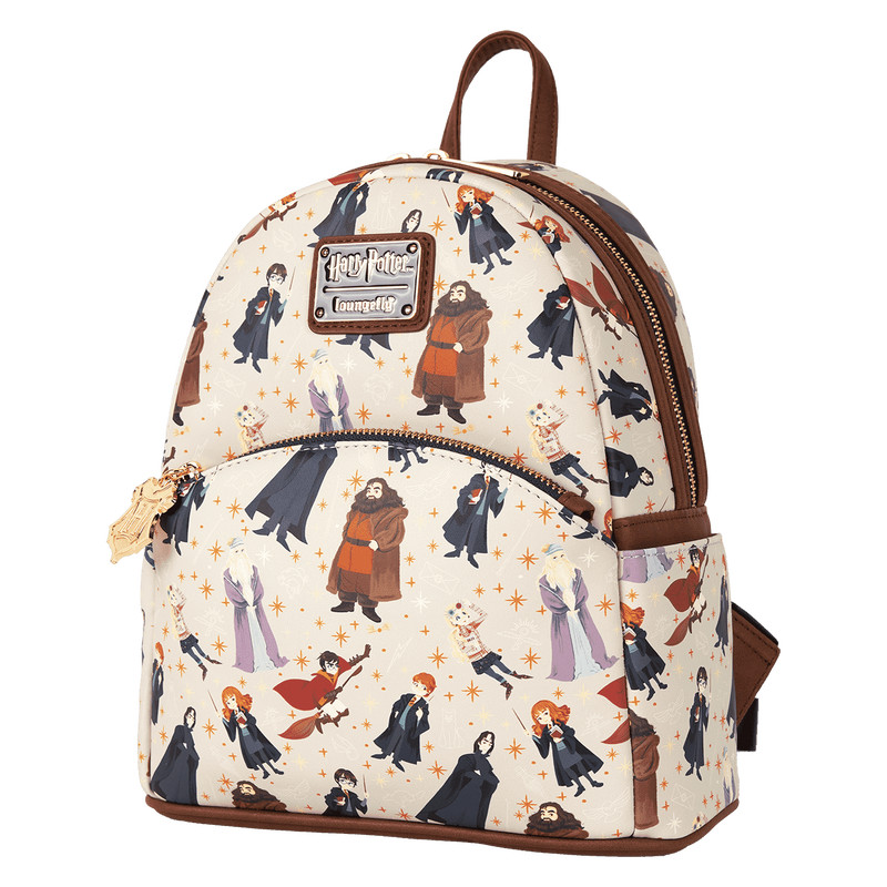 Loungefly Harry Potter Hogwarts All-Over Print Mini Backpack (Online Order Only)