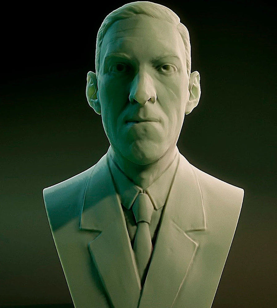 3D Printed Nafarrate HP Lovecraft Bust Lovecraftian Bestiary 28 32 mm D&D (Online Only)