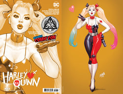 [FOIL] HARLEY QUINN #22 UNKNOWN COMICS DAVID NAKAYAMA GOLD FOIL VIRIGN NYCC 2022 COLOR BLEED VAR (09/28/2022) (ONLINE ORDER ONLY)