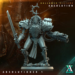 3D Printed Archvillain Games Absolutioner Hallowed Sisters Absolution 28 32mm D&D (Online Only)