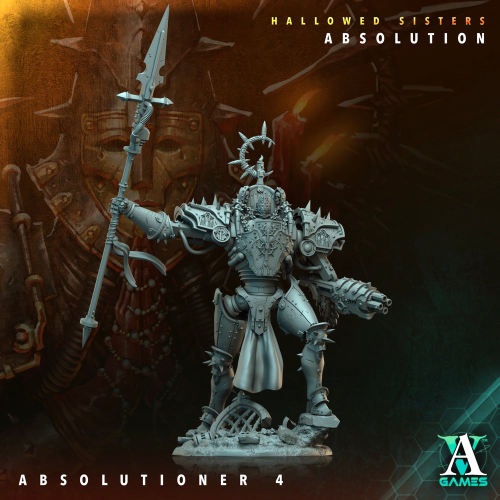3D Printed Archvillain Games Absolutioner Hallowed Sisters Absolution 28 32mm D&D (Online Only)