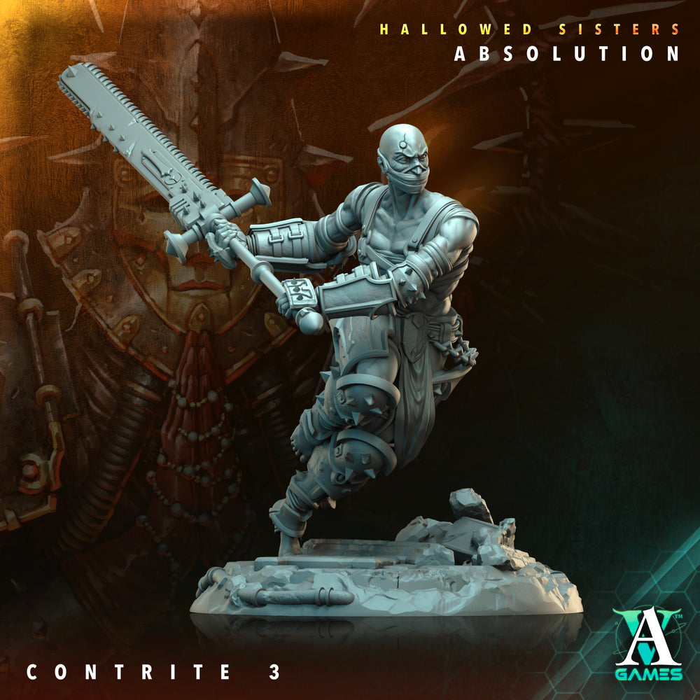 3D Printed Archvillain Games Contrite Hallowed Sisters Absolution 28 32mm D&D (Online Only)