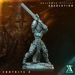 3D Printed Archvillain Games Contrite Hallowed Sisters Absolution 28 32mm D&D (Online Only)