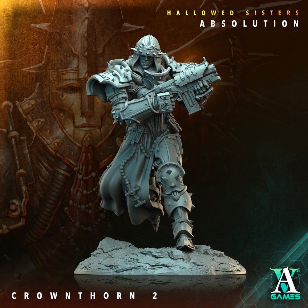 3D Printed Archvillain Games Crownthorn Hallowed Sisters Absolution 28 32mm D&D (Online Only)