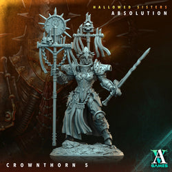 3D Printed Archvillain Games Crownthorn Hallowed Sisters Absolution 28 32mm D&D (Online Only)