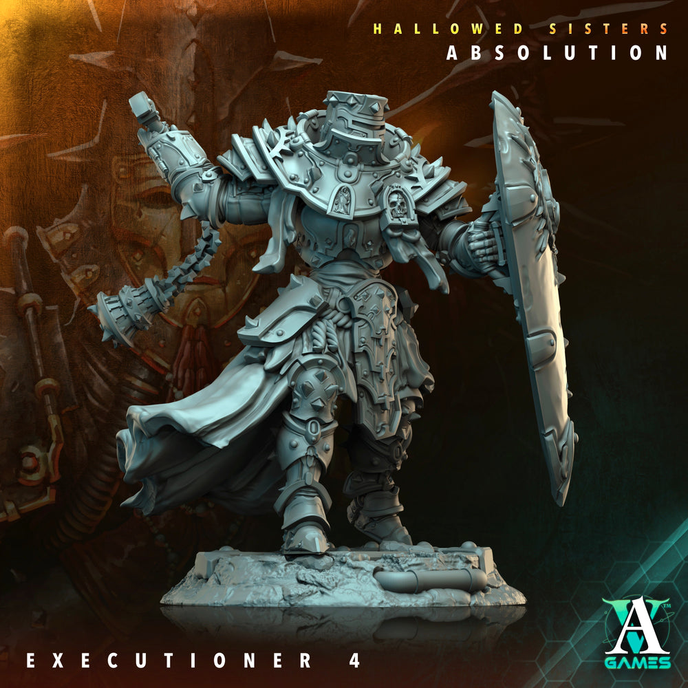 3D Printed Archvillain Games Hallowed Sisters Absolution - Executioner 28mm 32mm D&D (Online Only)
