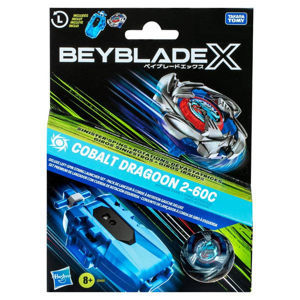 Beyblade X: Cobalt Dragoon 2-60C Deluxe Launcher (ONLINE ORDER ONLY)
